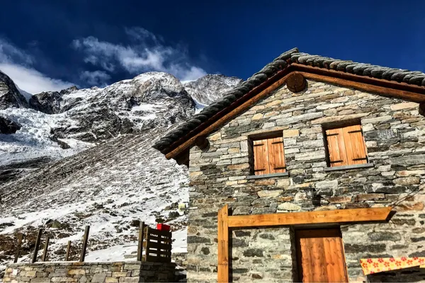 Rifugio Barba Ferrero, terrazza panoramica sul Monte Rosa