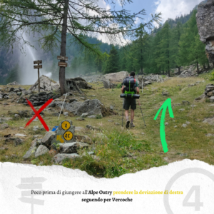 Sentiero 4F verso l'Alpe Outry